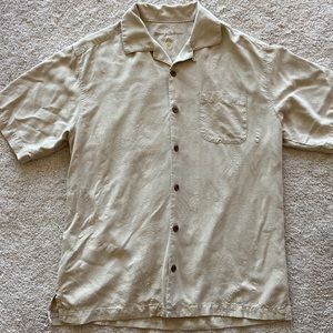 Tommy Bahama button down 100% Silk Shirt